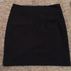 Black pencil skirt